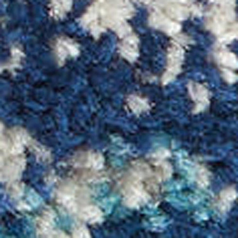 5' X 7' Ivory And Light Blue Floral Medallion Distressed Area Rug
